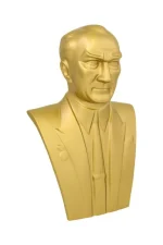 Atatürk Büstü (60cm Fiber)+ Kaide (100cm) İlkokul Modeli - Görsel 4