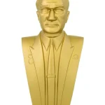 70 cm Fiberglass Arkası Açık Atatürk Büstü