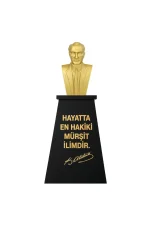 Atatürk Büstü (60cm Fiber)+ Kaide (100cm) İlkokul Modeli