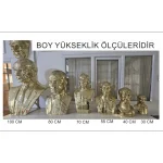 30 cm Pirinç Atatürk Büstü - Görsel 2