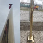 7 Metre İnox 304 Kalite Paslanmaz Krom Çelik Titanyum Gold Bayrak Direği - Görsel 3